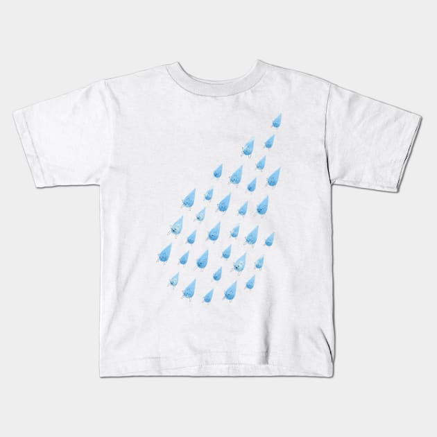 Raining Cats and Dogs Kids T-Shirt by Made With Awesome